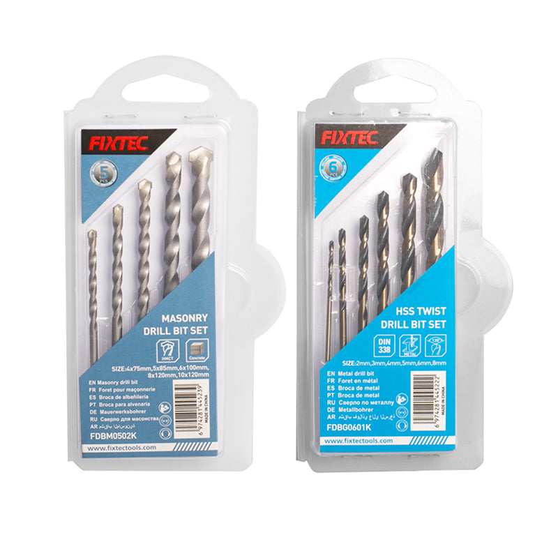 Multi-Purpose Drill Bit Sets – HSS, Wood, Masonry, Brick, 1mm-14mm