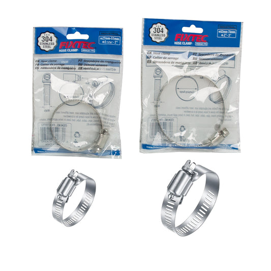 Fixtec American Type Clamp 27-51mm with M8 Nut, SKU FHSC132751