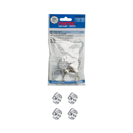 Fixtec American Type Clamp 13-19mm Stainless Steel FHSC81319-4